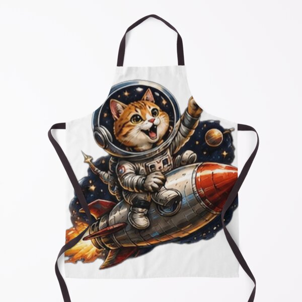 Item preview, Space Explorer Rocket Cat designed and sold by DailyDoodlesBySumbul.