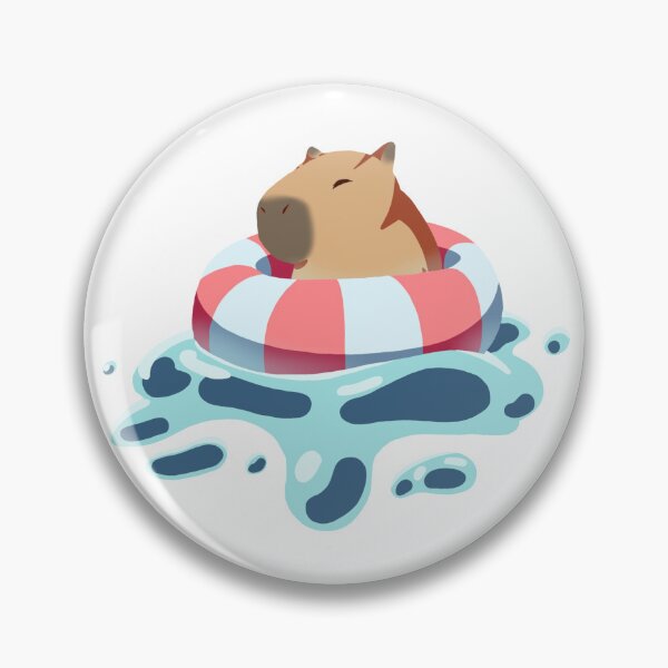 Item preview, Funny Capybara Underwater T-Shirt | Chill Animal Graphic Tee | Cute Nature Shirt designed and sold by draw-in-routine.