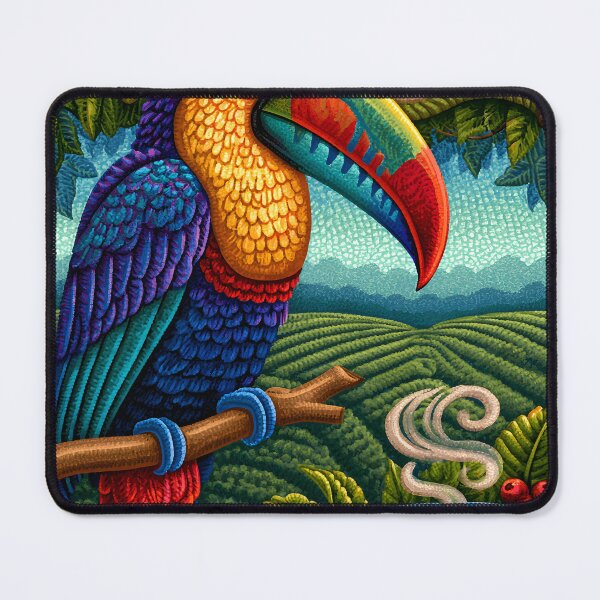 Item preview, Vibrant Toucan with Coffee Theme in Costa Rica designed and sold by Artessie.