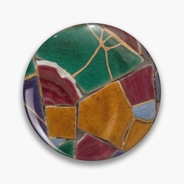 Item preview, Kintsugi Tile Dish - Traditional Japanese Art designed and sold by Purrfecta.