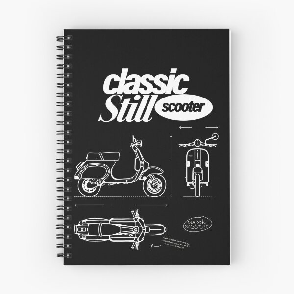 Item preview, Classic Scooter Blueprint Vintage Motorcycle  designed and sold by ERVNR.