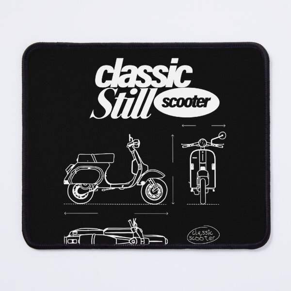 Item preview, Classic Scooter Blueprint Vintage Motorcycle designed and sold by ERVNR.