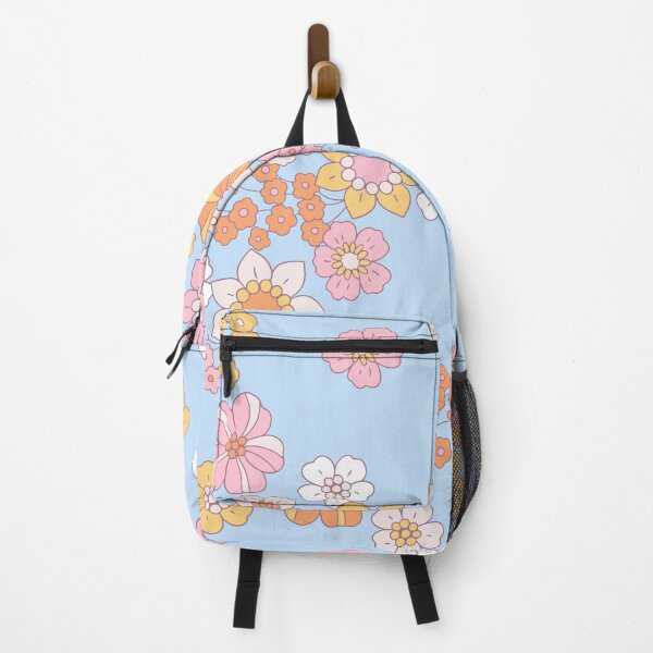 Item preview, Pastel floral pattern with retro spring flowers designed and sold by Rue Market.