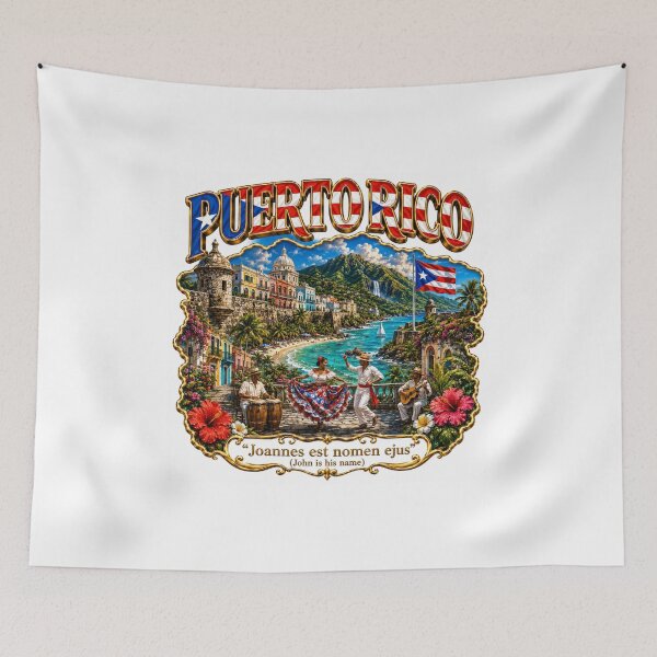 Item preview, Celebra Puerto Rico, una vibrante isla caribeña. designed and sold by globetrottergfx.