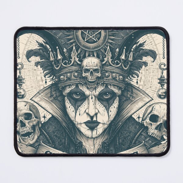Item preview, Shakespearean Gothic Jester - Dark Theatrical Vintage Illustration designed and sold by Masloshop.