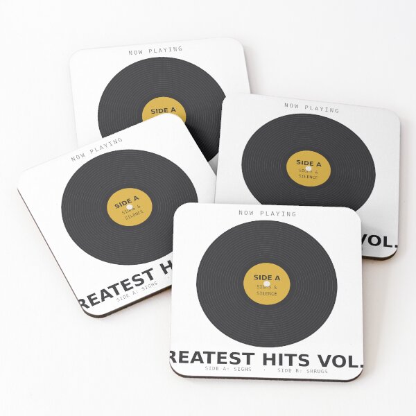 Item preview, Greatest Hits Vol 1 Funny Deadpan Vinyl Record designed and sold by deadpansupplyco.