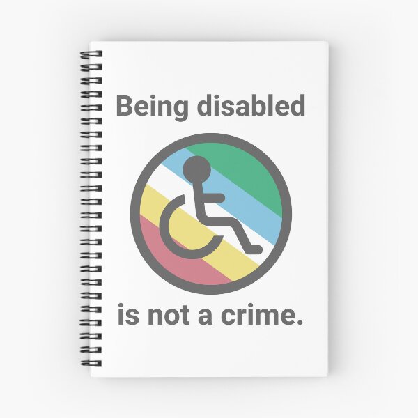 Item preview, Being disabled is not a crime  designed and sold by Rachel the Artist .