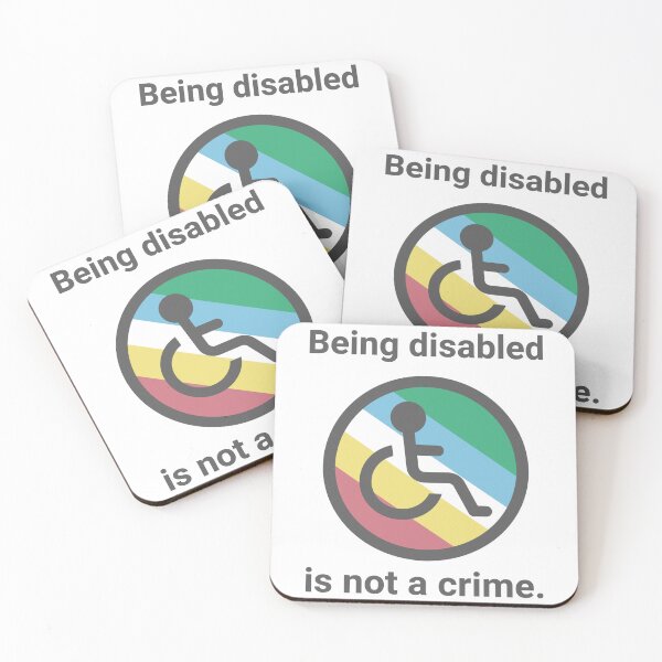 Item preview, Being disabled is not a crime  designed and sold by Rachel the Artist .
