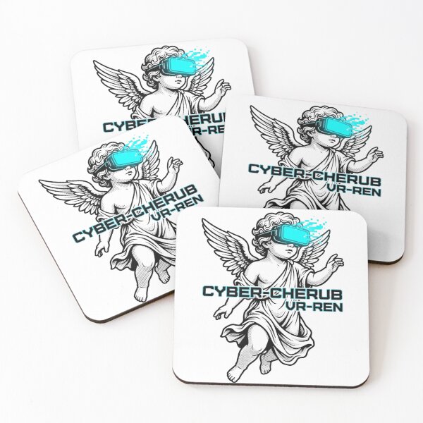 Item preview, Virtual Reality Cherub - Cyberpunk Renaissance Angel Aesthetic designed and sold by BMAMED2001.