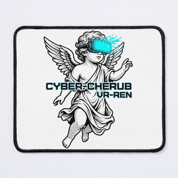 Item preview, Virtual Reality Cherub - Cyberpunk Renaissance Angel Aesthetic designed and sold by BMAMED2001.