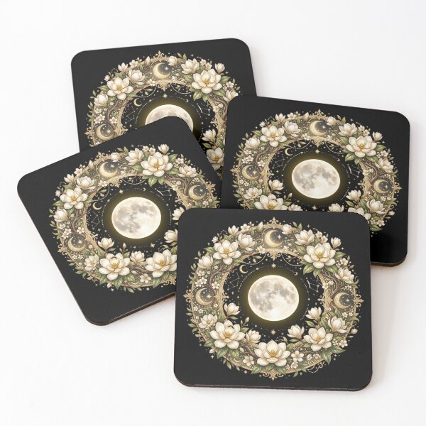 Item preview, Moonlit Magnolia Celestial Wreath designed and sold by MoonSoul Studio.