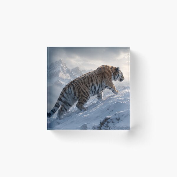 Item preview, Tiger Climbs the Mountain designed and sold by nikkolaus.