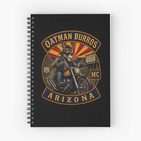 Item preview, Oatman Arizona Burros Motorcycle Club Funny  designed and sold by MojaveTradePost.