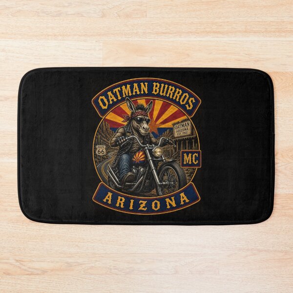 Item preview, Oatman Arizona Burros Motorcycle Club Funny  designed and sold by MojaveTradePost.