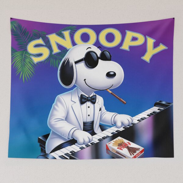 Item preview, Snoopy Piano Player Joe Cool Jazz Club designed and sold by N0WUC1.