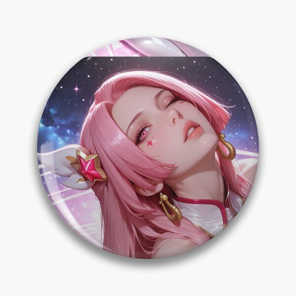Item preview, Celestial Pink Magical Girl | Cosmic Fantasy Anime Style Illustration designed and sold by Dyan4.