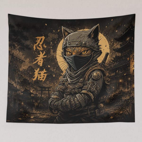 Item preview, Ninja Cat: Shadow Warrior designed and sold by Fei Long Design Hub.