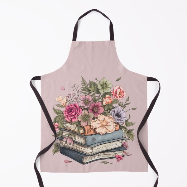 Item preview, Bloom Between the Pages – Floral Book Stack Illustration designed and sold by UUniqueIImprint.