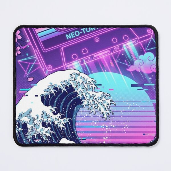 Item preview, Neon Wave Cassette - Vaporwave Japanese Retro Aesthetic designed and sold by BMAMED2001.