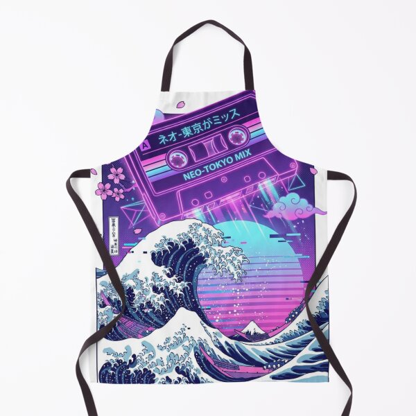 Item preview, Neon Wave Cassette - Vaporwave Japanese Retro Aesthetic designed and sold by BMAMED2001.
