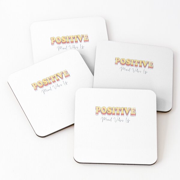 Item preview, Retro Positive Mind Vibes Life Typography designed and sold by The secret storage room.