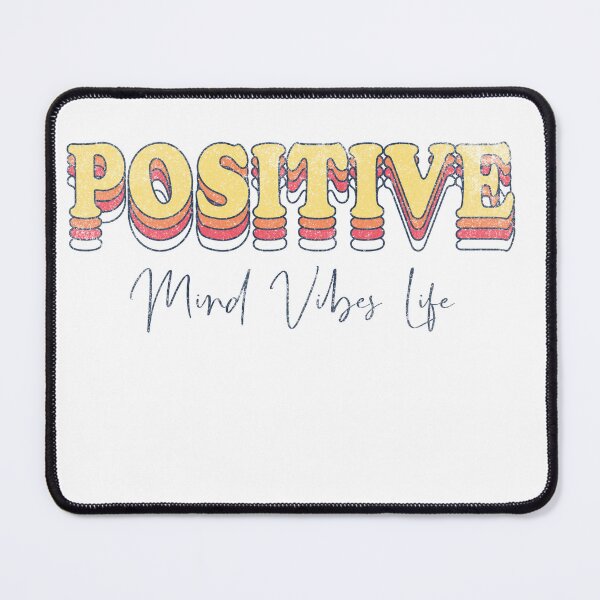 Item preview, Retro Positive Mind Vibes Life Typography designed and sold by The secret storage room.