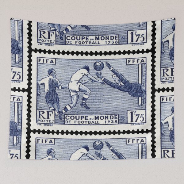 Artikelvorschau, Frankreich Briefmarke Nr. 349 – 1938 – FIFA Fußball-Weltmeisterschaft entworfen und verkauft von WexStudios.