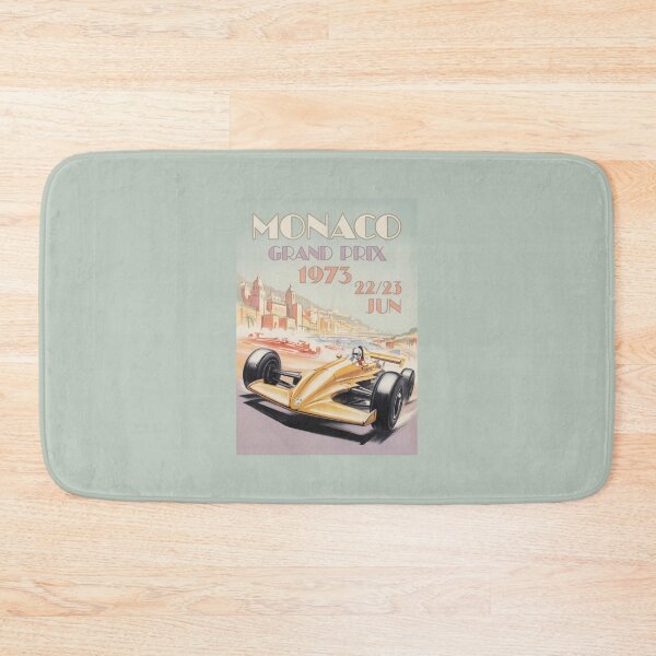Item preview, Monaco Grand Prix 1973 Retro T-Shirt | Vintage Art Deco Monaco Travel Poster | Monte Carlo Racing Heritage Gift designed and sold by paulo silveira.