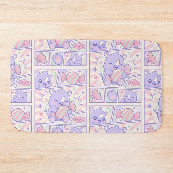 Item preview, Kawaii Rhino Candy Comic Panel designed and sold by Gift Phrase Studio.