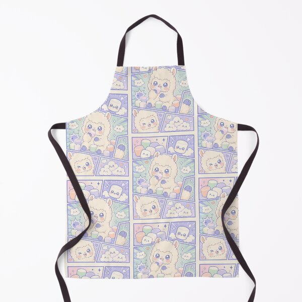 Item preview, Kawaii Alpaca Marshmallow Comic Panel designed and sold by Gift Phrase Studio.