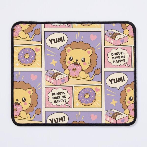 Item preview, Kawaii Llama Macaron Comic Panel designed and sold by Gift Phrase Studio.