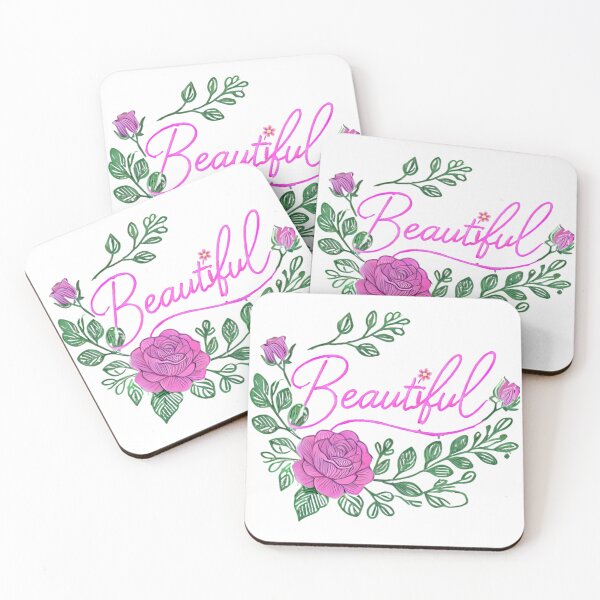 Item preview, Elegant "Beautiful" Floral Design  designed and sold by Glow & Grow.