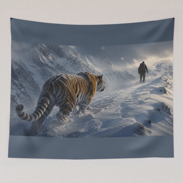 Item preview, Never Travel Alone in the Mountains designed and sold by nikkolaus.