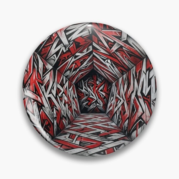 Item preview, Abstract 3D Geometric Graffiti Tunnel designed and sold by Dzblack.