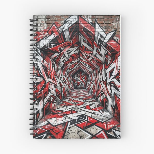 Item preview, Abstract 3D Geometric Graffiti Tunnel designed and sold by Dzblack.