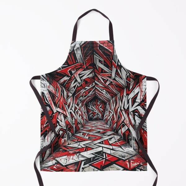Item preview, Abstract 3D Geometric Graffiti Tunnel designed and sold by Dzblack.