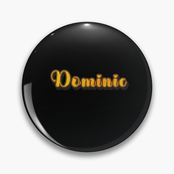 Item preview, Dominic Personalized Name Design with Heart | Funny Custom Gift designed and sold by Watsonarts.
