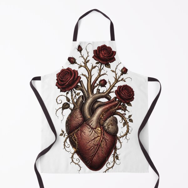 Item preview, Blooming Anatomical Heart - Dark Academia Floral Grunge designed and sold by BMAMED2001.