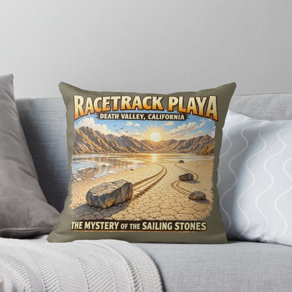 Item preview, Racetrack Playa Death Valley California Sailing Stones Vintage Desert Travel Design designed and sold by Eclipse 3699.