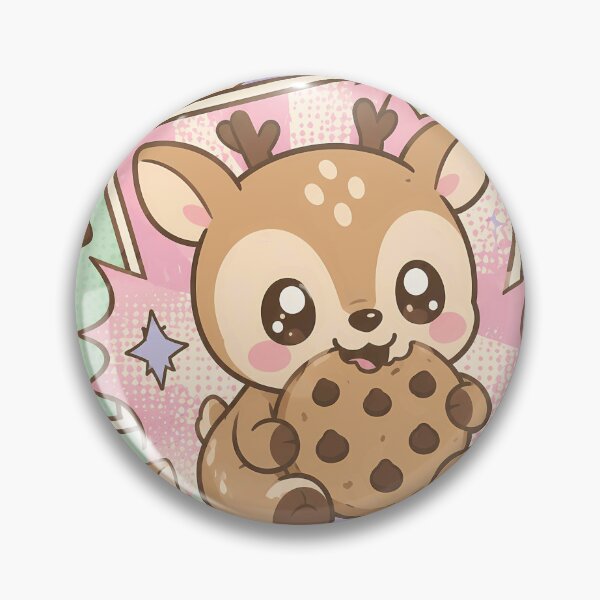 Item preview, Kawaii Deer Cookie Comic Panels designed and sold by Gift Phrase Studio.