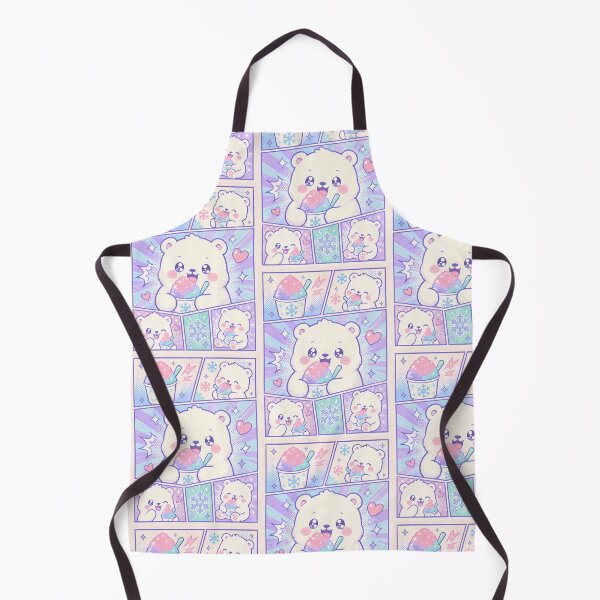 Item preview, Kawaii Polar Bear Snow Cone Comic Panels designed and sold by Magmashup.