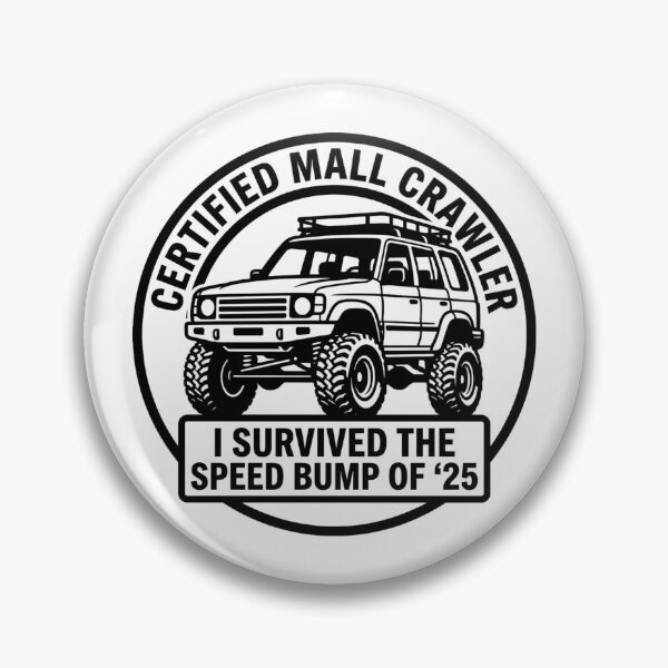 Item preview, Certified Mall Crawler Survived The Speed Bump '25 designed and sold by OpenFieldNotes.