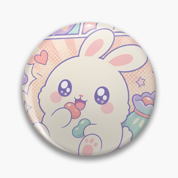 Item preview, Kawaii White Bunny Jelly Beans  designed and sold by Gift Phrase Studio.
