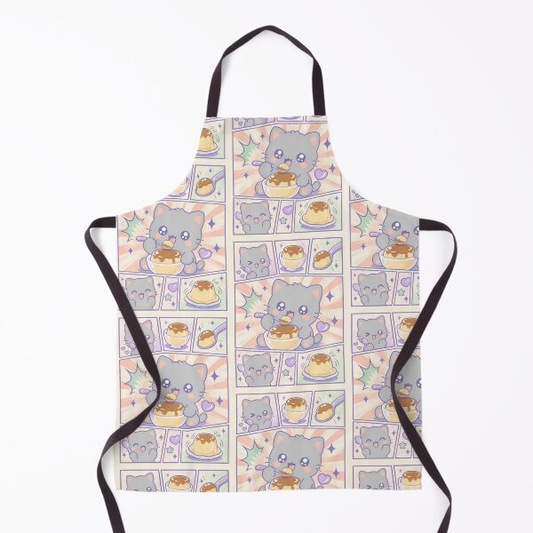 Item preview, Kawaii Gray Kitten Pudding designed and sold by Gift Phrase Studio.