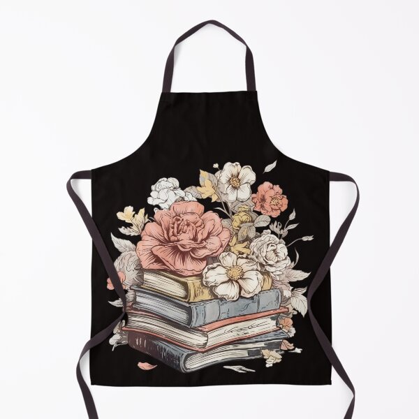 Item preview, Bloom Between the Pages – Floral Book Stack Illustration designed and sold by UUniqueIImprint.