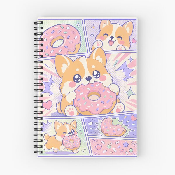 Item preview, Kawaii Corgi Donut designed and sold by Gift Phrase Studio.