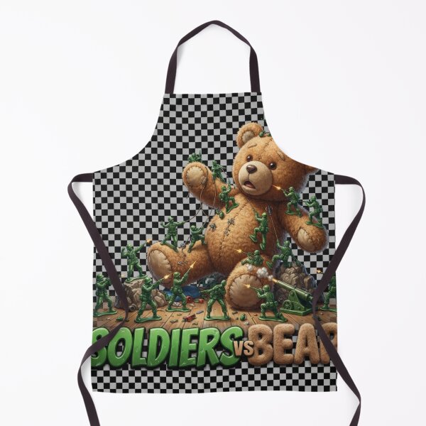 Item preview, Soldiers vs Bear – Toy Attack Scene designed and sold by MalinStyle.