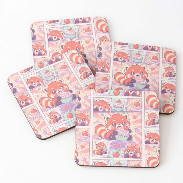 Item preview, Kawaii Red Panda Cupcake designed and sold by Gift Phrase Studio.