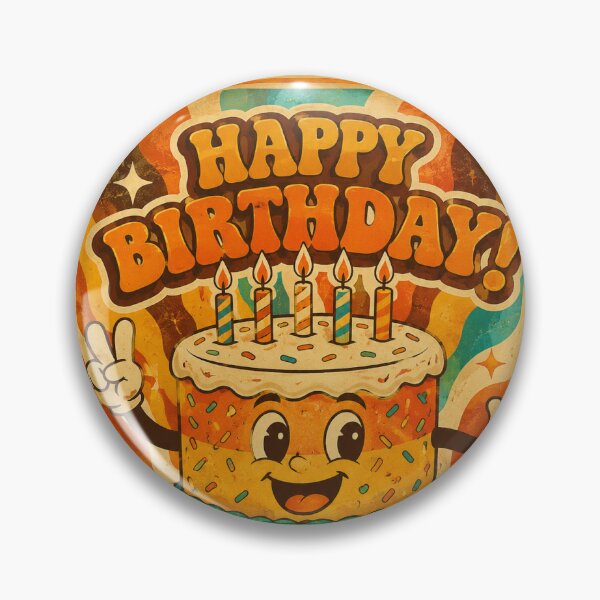 Item preview, Groovy birthday cake on skates designed and sold by AmbiM.