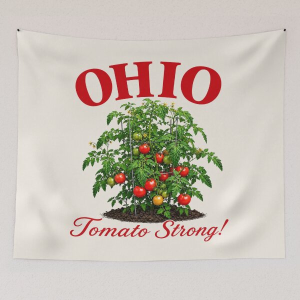 Item preview, Ohio Tomato Strong Garden Harvest Design designed and sold by The-Drip-Studio.